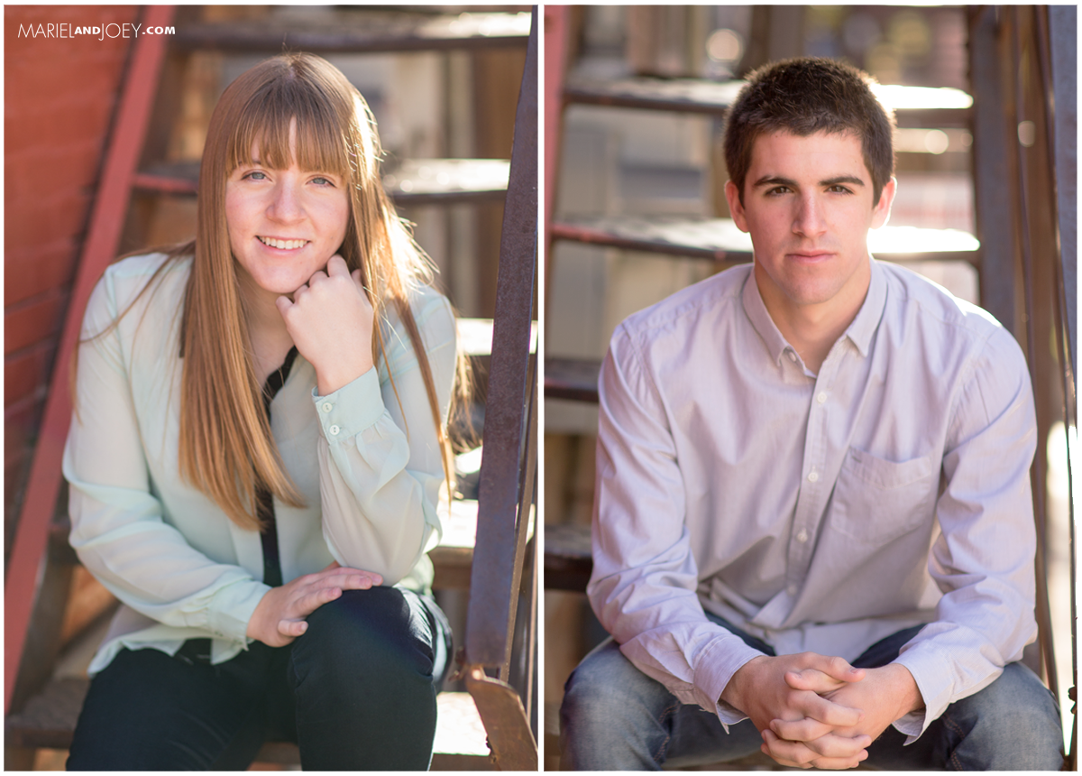 Senior portrait session at the Stockyards in Fort Worth Texas. Legacy High School Broncos senior portrait photography session. Mariel and Joey Lifestyle photography